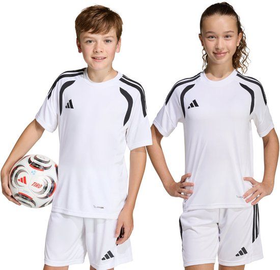 adidas teamwear adidas T-shirt Kinderen Tiro 26 League Jersey Wit - Maat 140cm