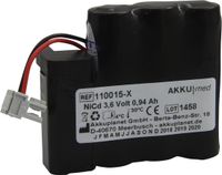 AccuCell Batterie NC pour Braun Perfusor Compact 940 mAh 3.7V NiCd