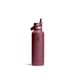 Hydro Flask Standard Flex Straw Cap 621 ml (21 oz) Bottle | Roestvrij staal, lekvrij, geschikt voor bekerhouder – 24 uur koud geïsoleerd – Burgundy