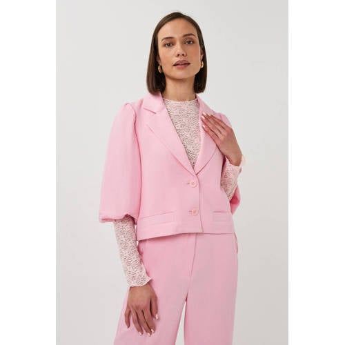 Esqualo Cropped Blazer Roze