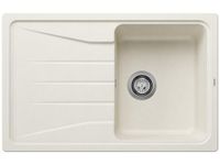 Blanco Silgranit spoelbak, 780x500 mm, zacht wit