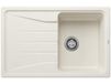 Blanco Silgranit spoelbak, 780x500 mm, zacht wit