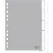 Durable 644010 registerPP, 5-delig, universele perforatie, grijs