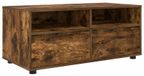 Meuble TV 100 x 48 x 43 cm chêne fumé bois modifié