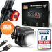 MIVELO Ensemble de feux de vélo avec indicateur de freinage - Feu de vélo LED homologué StVZO et étanche IPX5 - rechargeable via USB - avec batterie rechargeable - noir