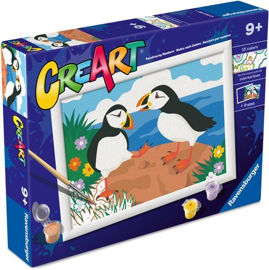 Ravensburger CreArt junior Papegaaien duiker
