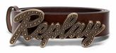 REPLAY Ceinture en cuir W90 Partridge marron foncé