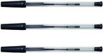 Quantore Balpen Stick zwart medium (alternatief) - 50 stuks