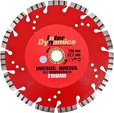 Interdynamics Standard diamantdoorslijpschijf - 230x22,23x2,7mm - Universeel