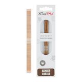 KnitPro Ginger Cubics Dubbelpuntige Breinaalden 15 cm (6") - 2,25 mm US 1