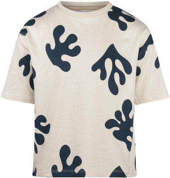 Koko Noko Jongens Loose Fit T-shirt - Off white