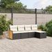 Maison Exclusive - Ensemble de meubles de jardin 5 pièces avec canapé et coussins, noir, en polyrotin