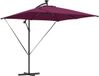 vidaXL Parasol Bordeaux Rood 249 x 249 x 250 cm Polyester en Aluminium