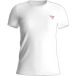 GUESS Fitted Short Sleeve Crew Neck Tee Wo - White Shirts