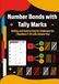 Number Bonds with Tally Marks: Adding and Subtracting for Kindergarten | Numbers 1–10 with Answer Key
