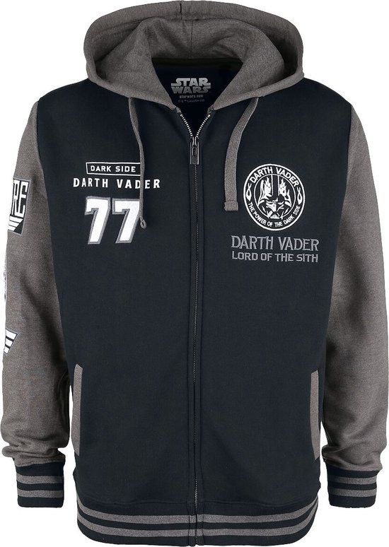 Star Wars Darth Vader Heren Vest met capuchon - zwart/donkergrijs - XL