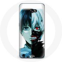 Maniacase Hoesje voor Samsung Galaxy A5 2017 Tokyo Ghoul Gezicht Half