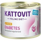 KATTOVIT Feline Diet Diabetes kip 24x185 g