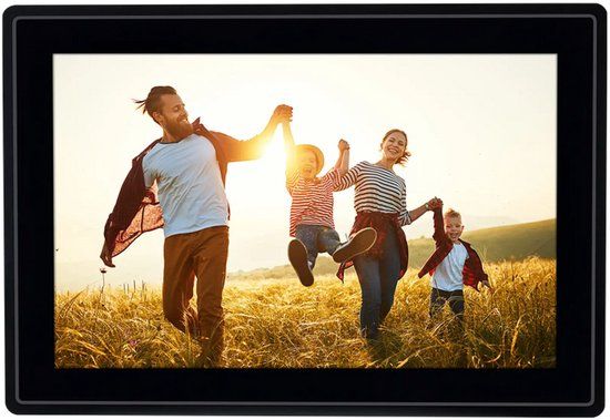 Rollei Smart Frame WiFi 100 Zwart - Digitale Fotolijst - 10.1 inch - 8 GB
