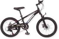Buxibo Kinder Mountainbike Austin - 20 Inch - Zwart - 7 Versnellingen