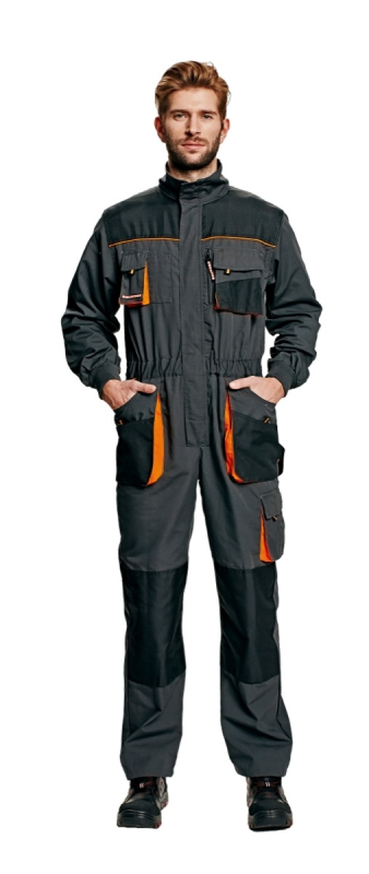 Cerva Emerton Overall Maat 48 Antraciet/Zwart
