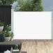 Maison Exclusive - Pare-soleil extensible avec panneaux latéraux, 100x514 cm, crème