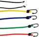 D & W 6 x bagagespanners, verschillende lengtes, 8 mm x 0,25/0,45/0,60/0,80/1 m, 20 kg