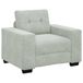 VidaXL Fauteuil 100x78x80 cm fluweel lichtgrijs