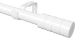 Tringle à rideaux réglable - 60-135 cm - 25 mm de diamètre - Stable et durable - Matériel de fixation inclus - Capacité de charge jusqu'à 10 kg - Tringle à rideaux