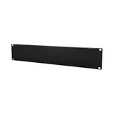 Infitronic INRB112STL - 19 inch stalen rackpaneel/blindafdekking/blinde afdekplaat (2 HE, U-rackpaneel)