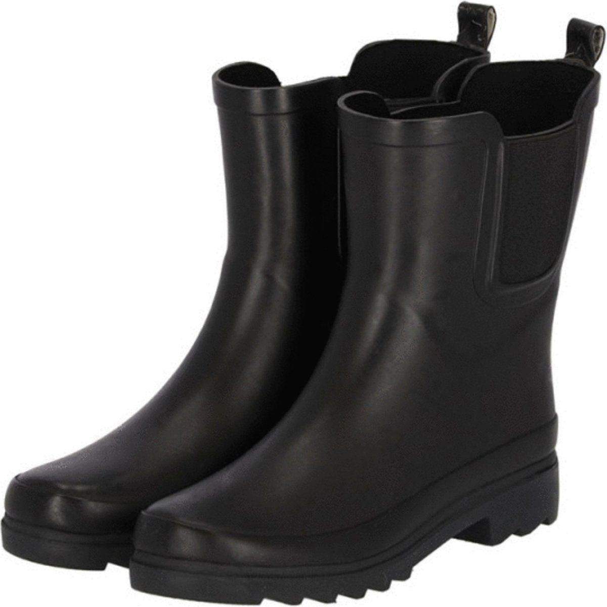 XQBoots Chelsea Regenlaars Rubber Zwart - Laarzen - Maat 42