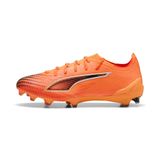 PUMA Voetbalschoen 'Ultra 6 Ultimate' oranje / zalm roze / zwart