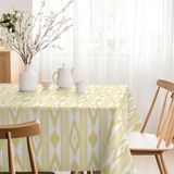 MARTINA HOME Tafelkleed van hars, eilanden, geel, 100 x 140 cm