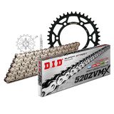 Kettingset DID Kettingset staal 520ZVM-X / 112 klinknagel slot voor Kawasaki EL Eliminator 252 cc Bj. 1996-2003