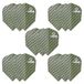 Merkloos Dartvlucht Carbon 100 micron - 5 sets (15 vluchten)