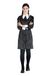 Ciao Woensdag Addams verkleedjurk voor meisjes, origineel Wednesday (maat S - 140 cm), kleur zwart, wit