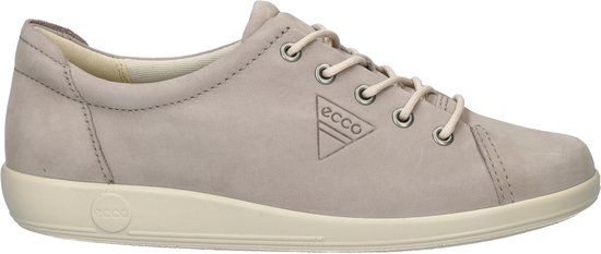 ECCO Soft 2.0 Dames Sneaker - Donker Taupe - Maat 43