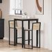 Maison Exclusive - Table d'appoint en bois stratifié, forme carrée