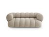 Canapé 2 places en chenille beige foncé