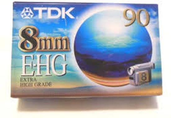 TDK 90 E-HG Extra High Grade Tape 8mm
