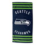 NORTHWEST NFL Seattle Seahawks strandlaken, 76 x 152 cm, strepen