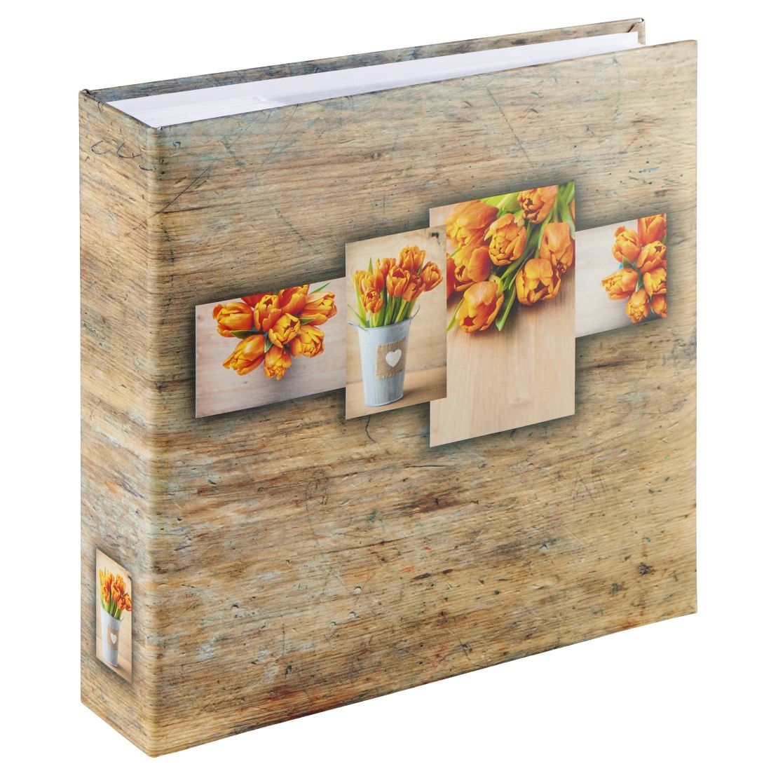 Hama Rustico - Fotoalbum - Oranje - 22,5 x 22,5 cm