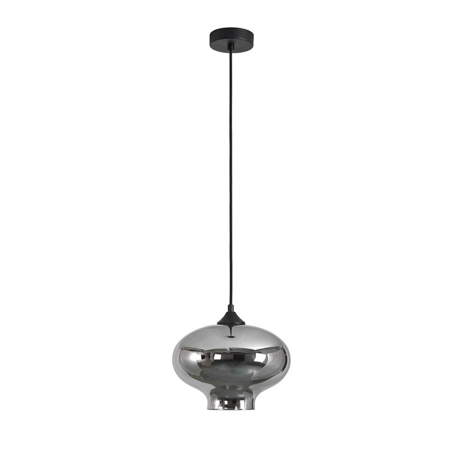 LT-Luce Hanglamp Toronto Smoke Glas 18cm