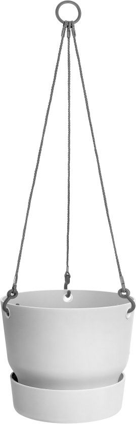 elho greenville hangschaal 24cm wit - 23.9 x 23.9 x 20.3 cm