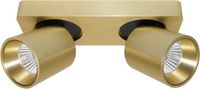 Artdelight Spot Laguna 2 lichts L 22 cm B 8,5 cm mat goud