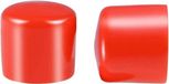 Young Connections Flexible Thread Protectors - Red - Tube - Plastic - Thread Protectors - Suitable for Screw Caps - 38mm - Round shape - Set of 50