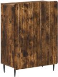 vidaXL Badkamer Opbergkast ZWOLLE Gerookt eiken 59,5 x 31 x 79,5 cm