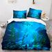 Housse de couette microfibre 200 x 200 cm avec 2 taies d'oreiller