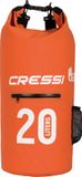 DRY Cressi PVC Zip Droge Zak 20L Oranje
