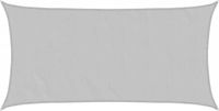 vidaXL Zonnezeil 3x6 m 100% polyester oxford lichtgrijs